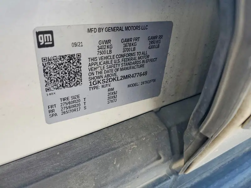 2021 GMC YUKON DENALI  