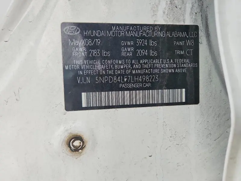 2020 HYUNDAI ELANTRA VALUE EDITION  