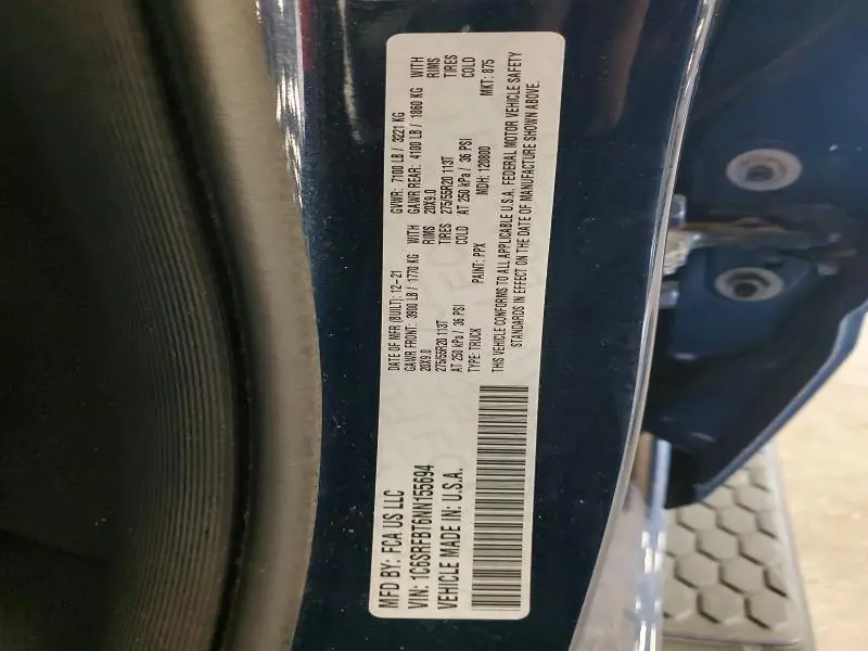 2022 RAM 1500 BIG HORN  