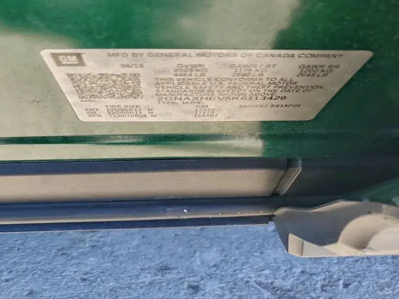 2019 CHEVROLET EQUINOX LS  