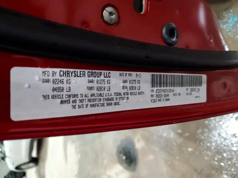 2012 DODGE CHALLENGER SXT  