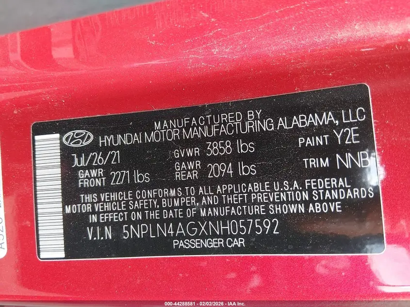 2022 HYUNDAI ELANTRA SEL