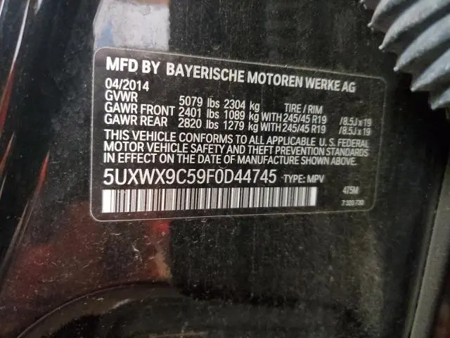 2015 BMW X3 XDRIVE28I  