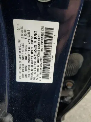 2017 HONDA ACCORD SPORT  