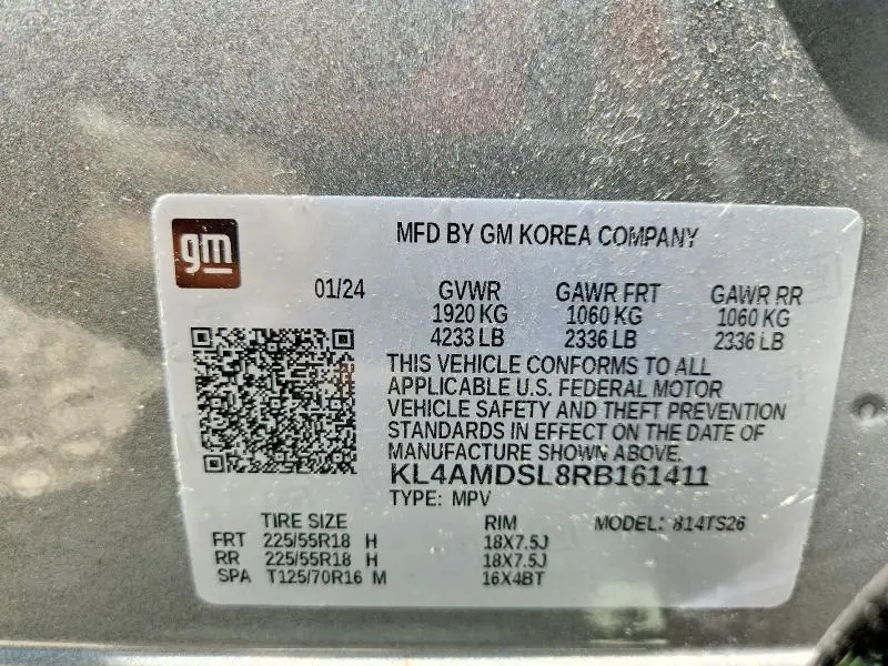 2024 BUICK ENCORE GX SPORT TOURING  
