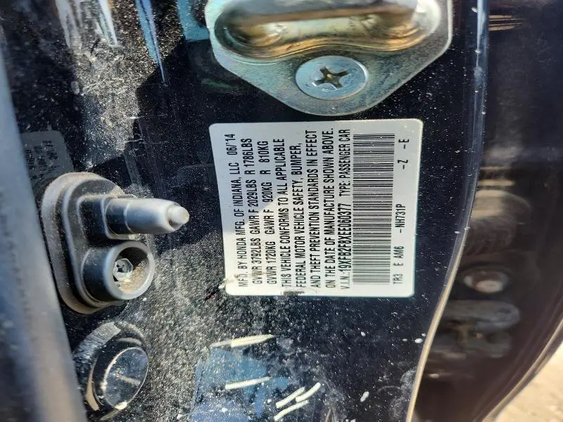 2014 HONDA CIVIC EX  