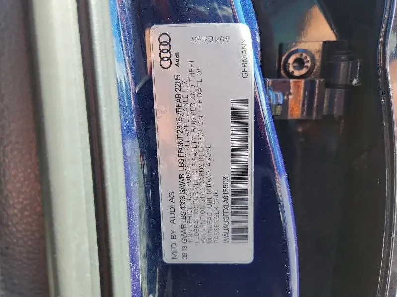 2020 AUDI A3 PREMIUM  