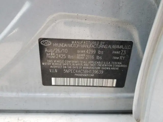 2011 HYUNDAI SONATA SE  