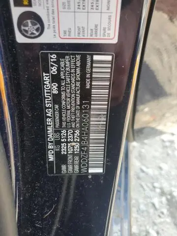 2017 MERCEDES-BENZ E 300  