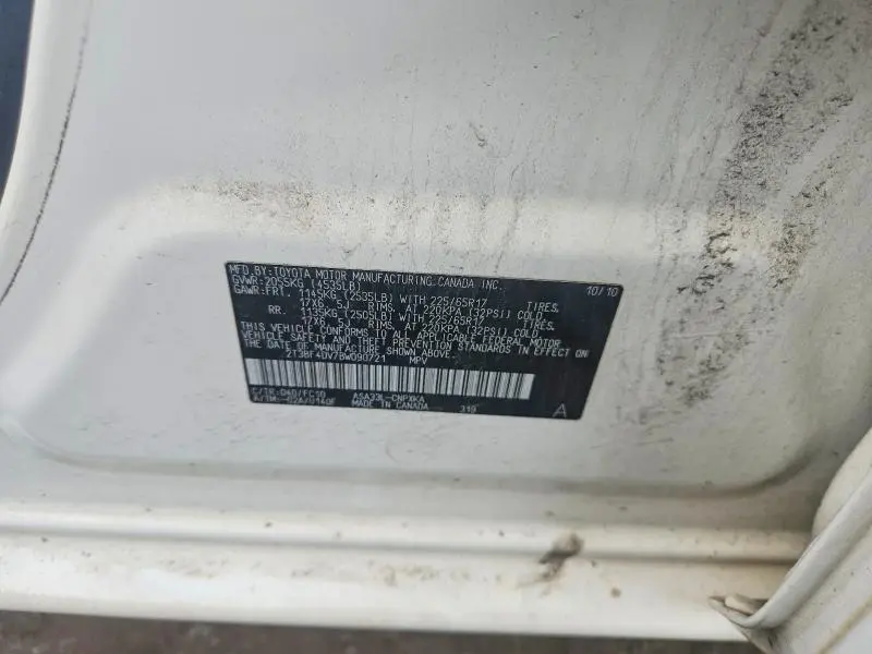 2011 TOYOTA RAV4 BASE  