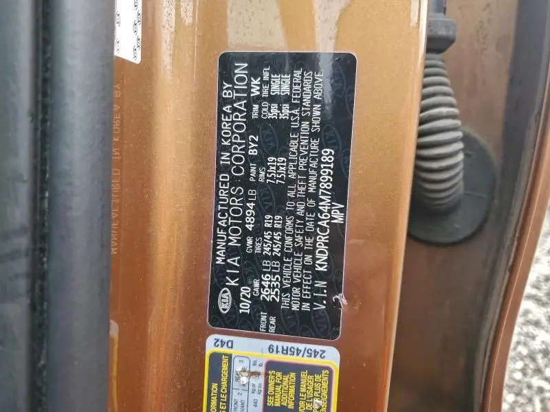 2021 KIA SPORTAGE SX  