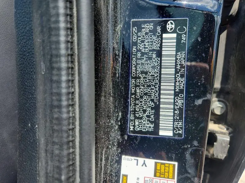 2025 TOYOTA PRIUS LIMITED  