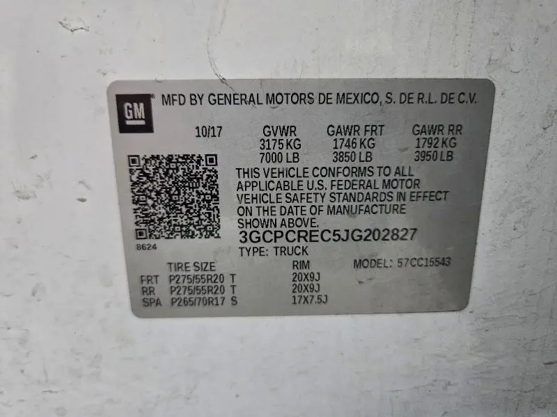 2018 CHEVROLET SILVERADO C1500 LT  