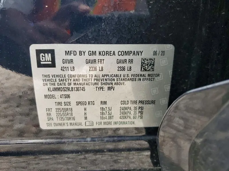 2020 BUICK ENCORE GX SELECT  