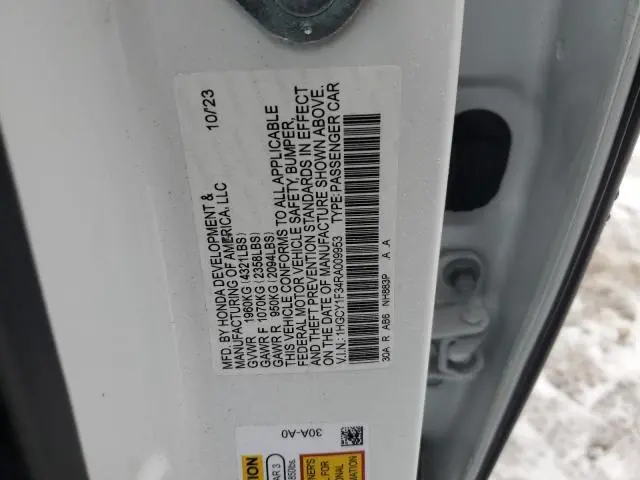 2024 HONDA ACCORD EX