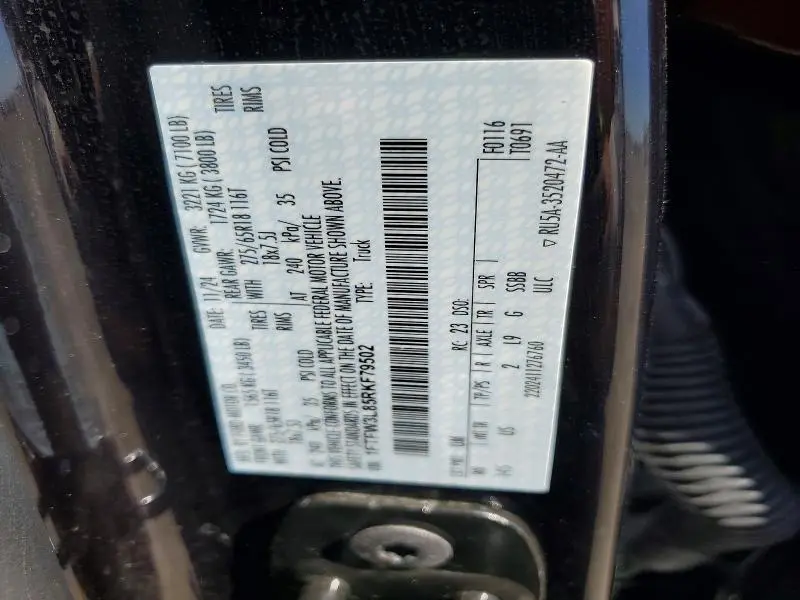 2024 FORD F150 XLT  