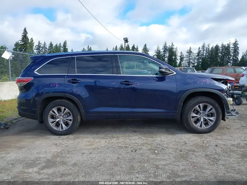 2015 TOYOTA HIGHLANDER XLE V6
