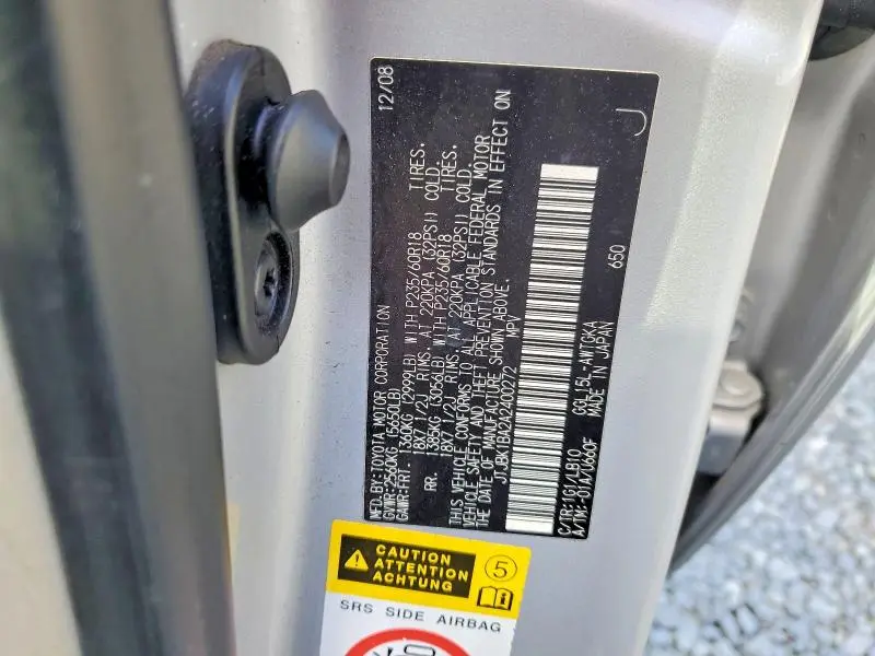 2010 LEXUS RX 350 BASE  