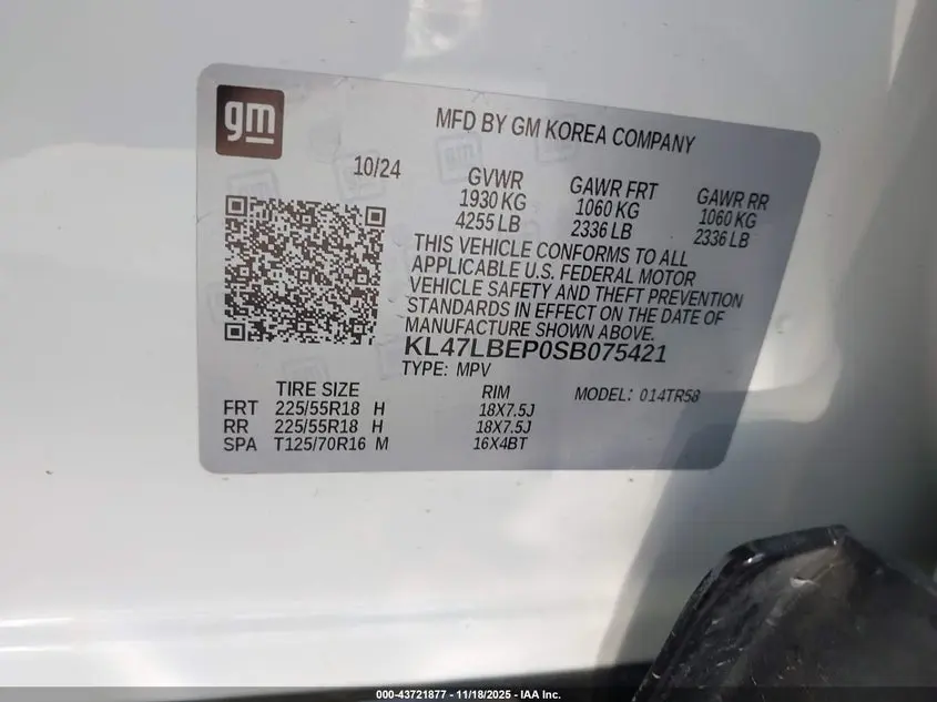 2025 BUICK ENVISTA SPORT TOURING FWD