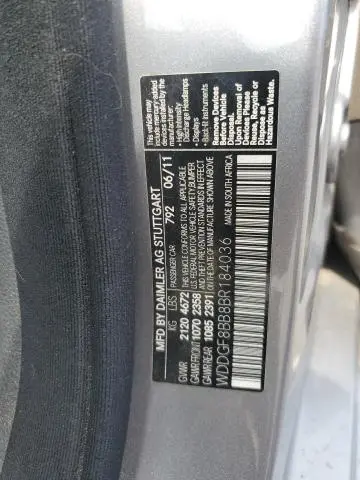 2011 MERCEDES-BENZ C 300 4MATIC  