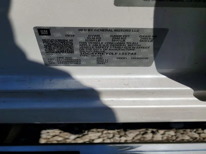 2020 CHEVROLET SILVERADO K2500 HIGH COUNTRY  