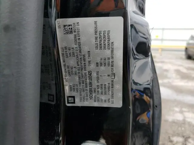 2017 CHEVROLET COLORADO