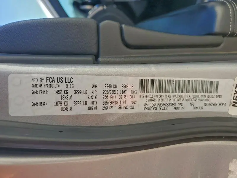 2017 JEEP GRAND CHEROKEE LIMITED  