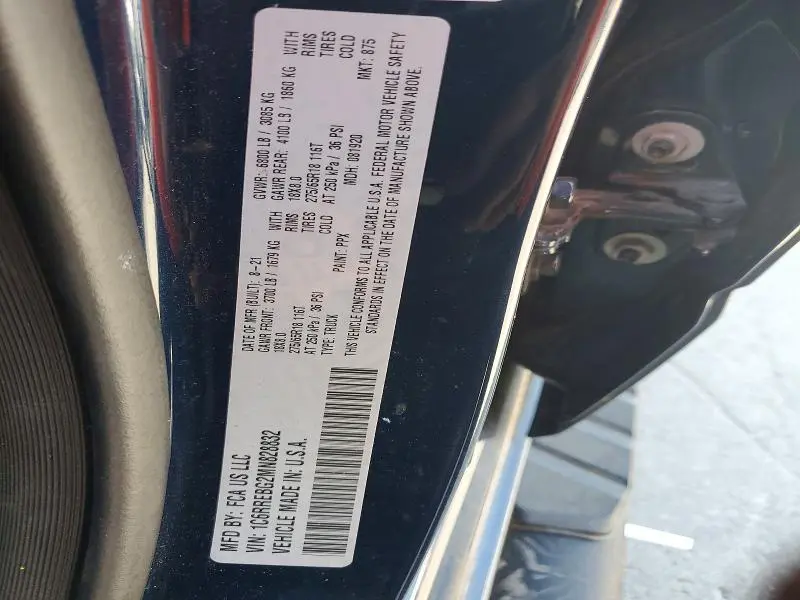 2021 RAM 1500 BIG HORN/LONE STAR  