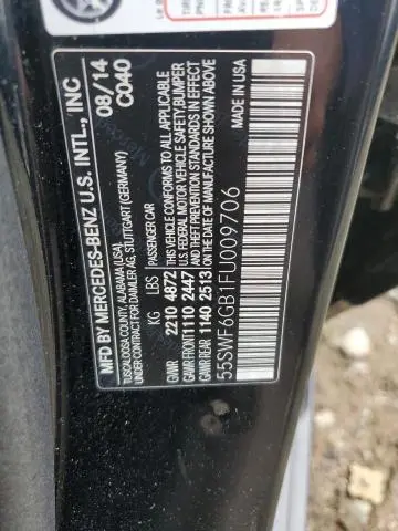2015 MERCEDES-BENZ C 400 4MATIC  