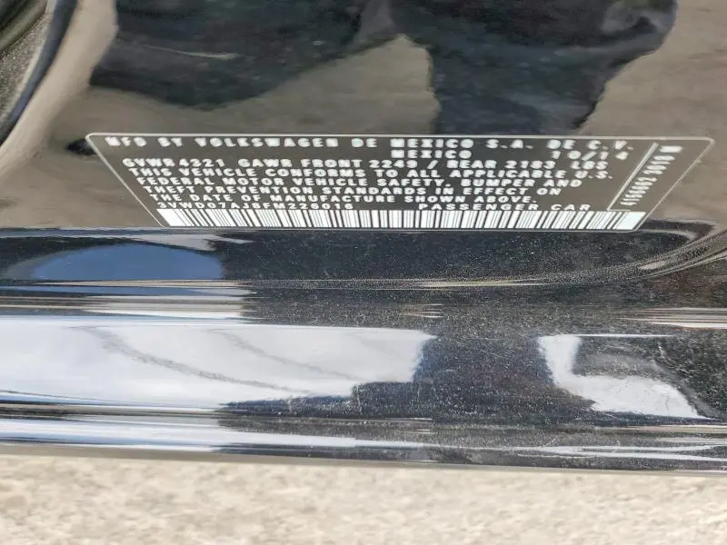 2015 VOLKSWAGEN JETTA SE  