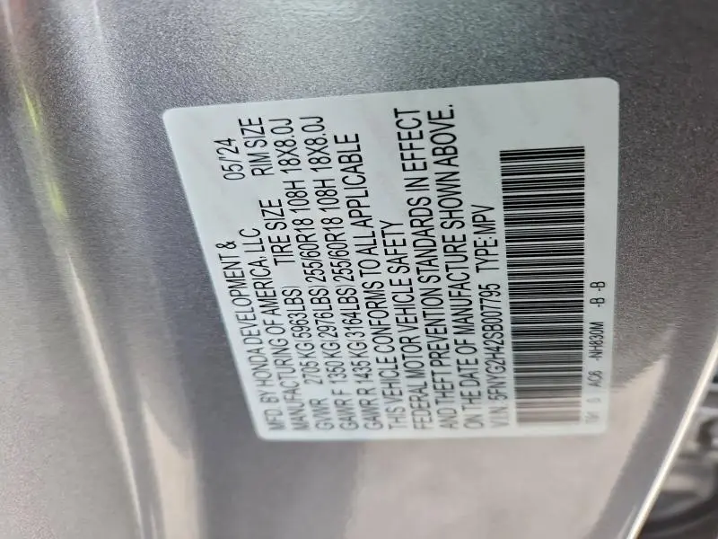 2025 HONDA PILOT EXL  