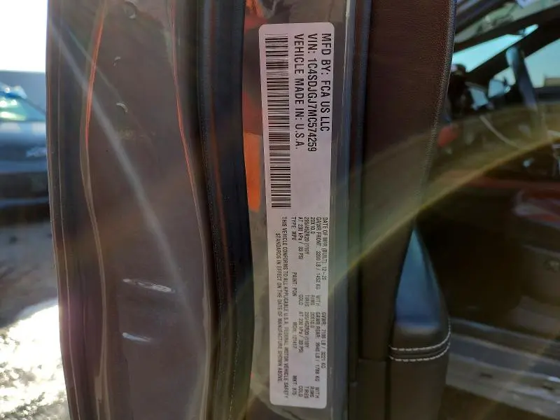 2021 DODGE DURANGO SRT 392  