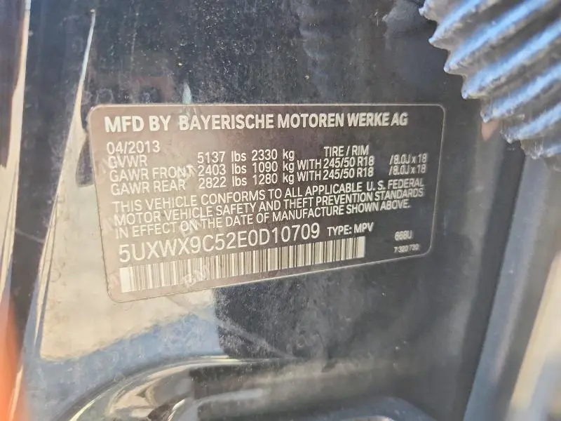 2014 BMW X3 XDRIVE28I  