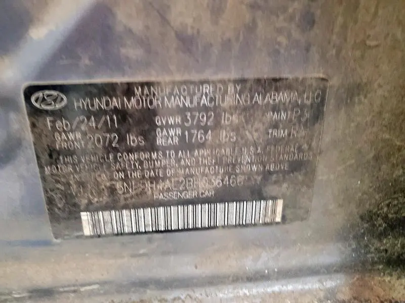 2011 HYUNDAI ELANTRA GLS  