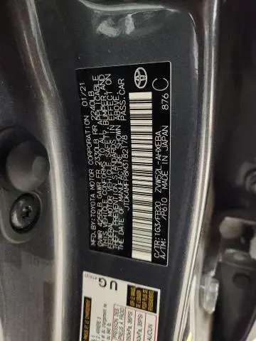 2021 TOYOTA PRIUS PRIME LE  