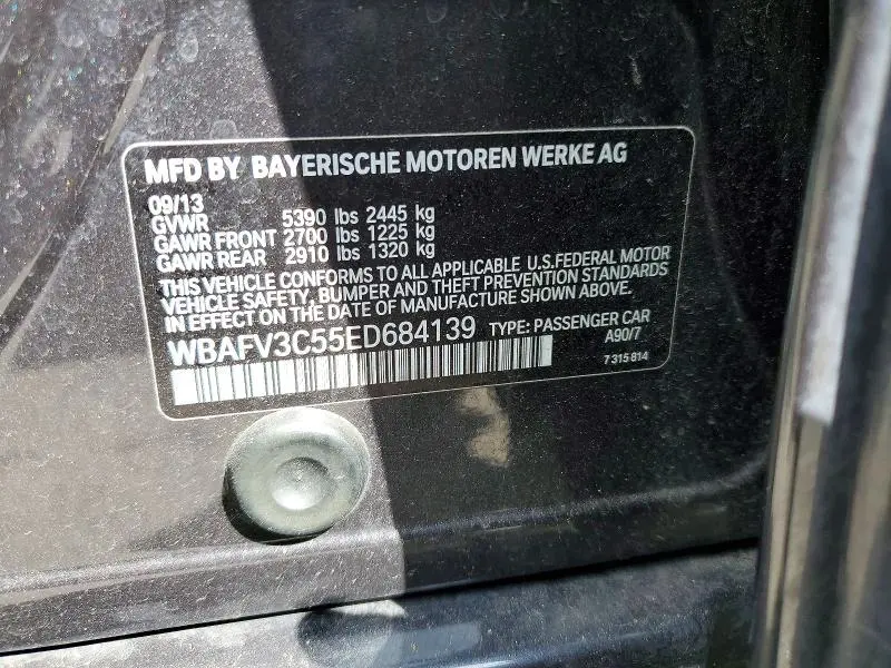 2014 BMW 535 D XDRIVE  