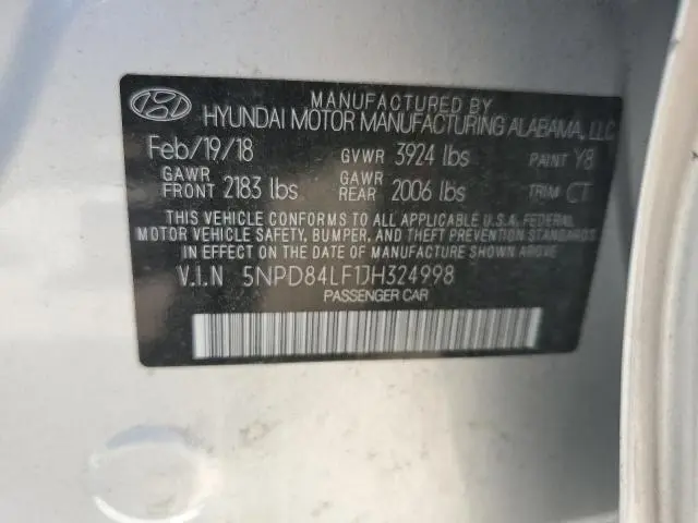 2018 HYUNDAI ELANTRA