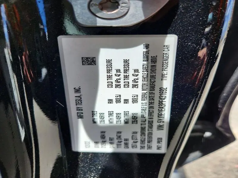 2023 TESLA MODEL 3   