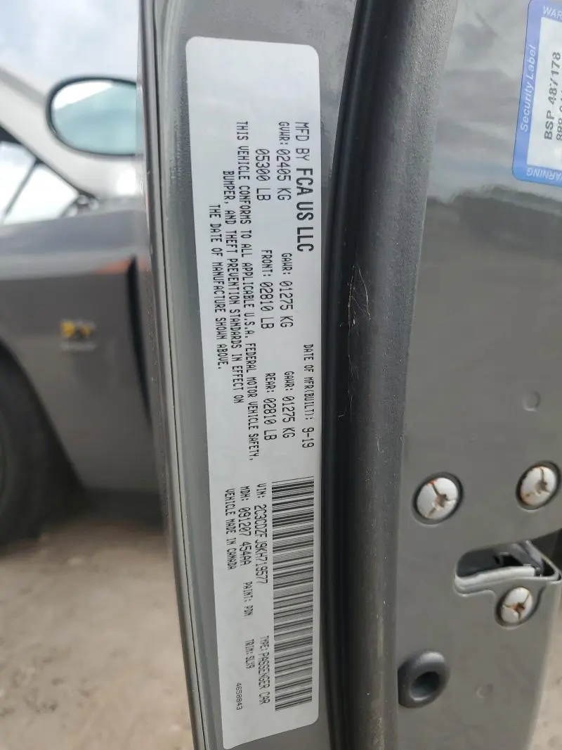 2019 DODGE CHALLENGER R/T SCAT PACK  