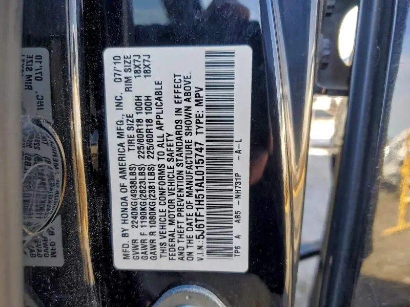 2010 HONDA ACCORD CROSSTOUR EXL  