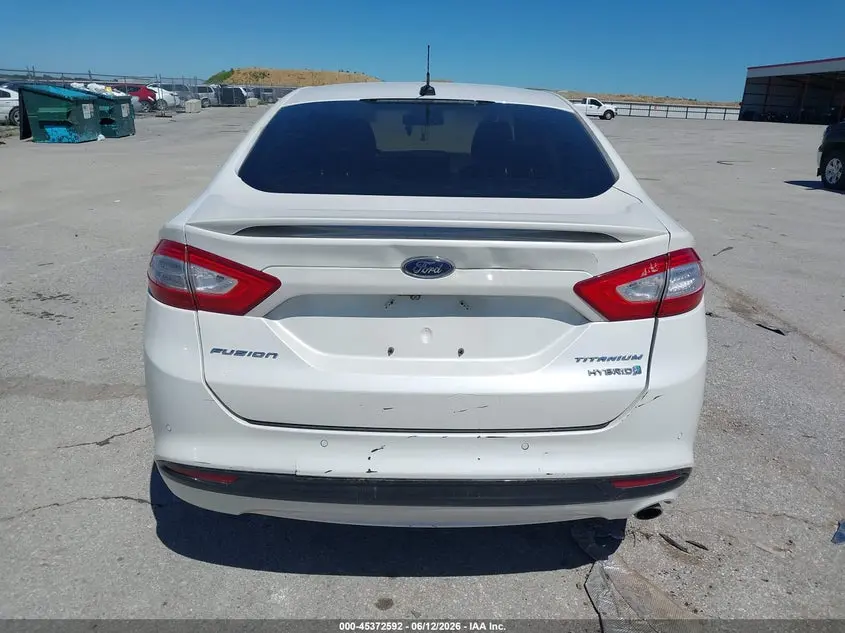2013 FORD FUSION HYBRID TITANIUM