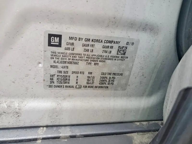 2019 BUICK ENCORE ESSENCE  