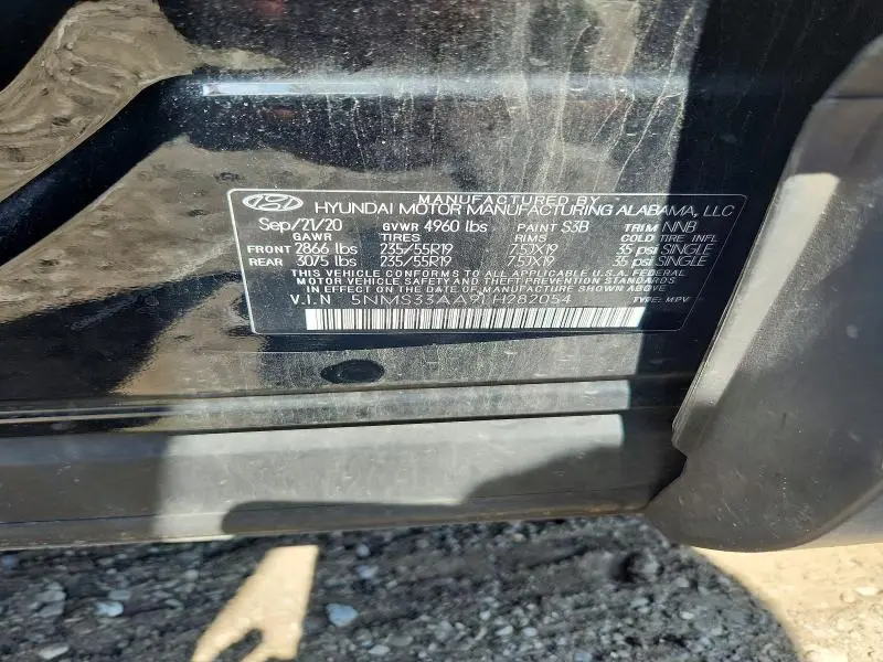 2020 HYUNDAI SANTA FE SEL 2.0T  