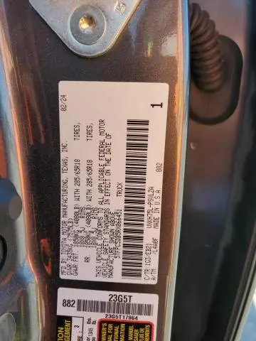 2024 TOYOTA TUNDRA CREWMAX LIMITED  
