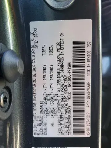 2023 TOYOTA TACOMA DOUBLE CAB  