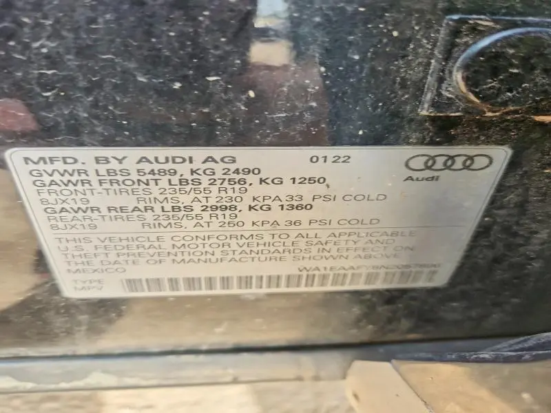 2022 AUDI Q5 PREMIUM PLUS 45  