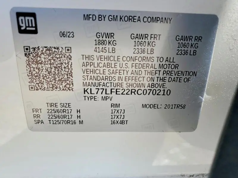2024 CHEVROLET TRAX LS  