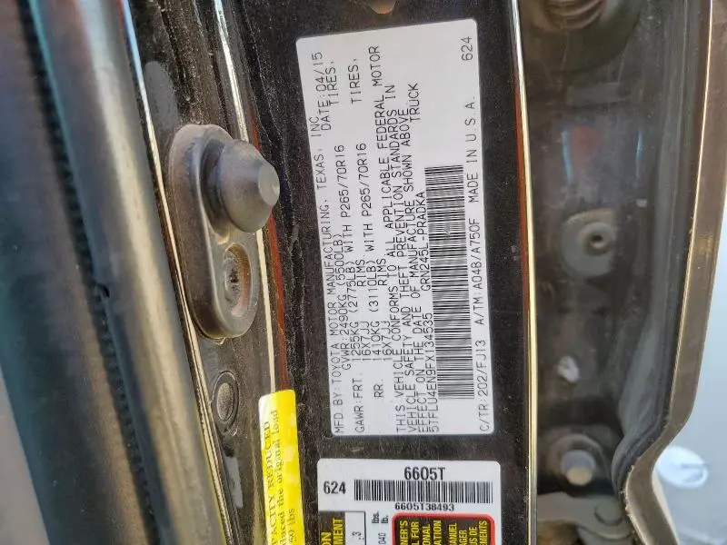 2015 TOYOTA TACOMA V6  