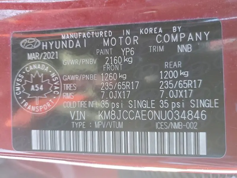 2022 HYUNDAI TUCSON SEL  