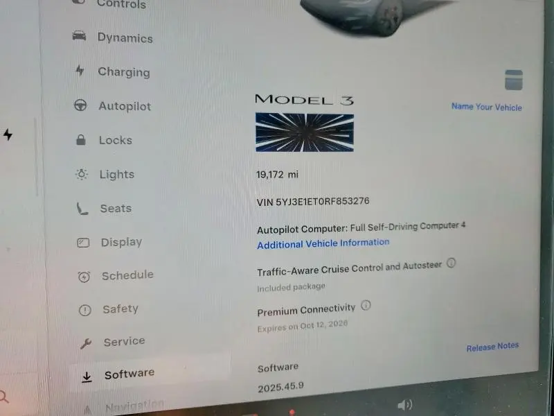 2024 TESLA MODEL 3   